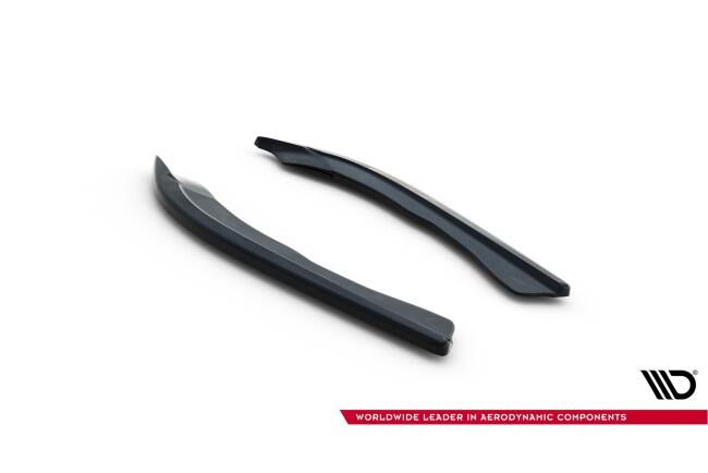 B-Ware Maxton Design Diffusor Flaps V.7 für BMW 4er M-Paket G22 / G23 / G22 Facelift / G23 Facelift Hochglanz schwarz