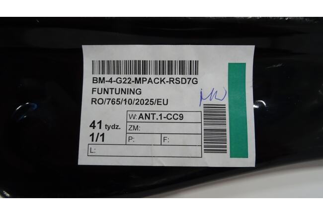 B-Ware Maxton Design Diffusor Flaps V.7 für BMW 4er M-Paket G22 / G23 / G22 Facelift / G23 Facelift Hochglanz schwarz