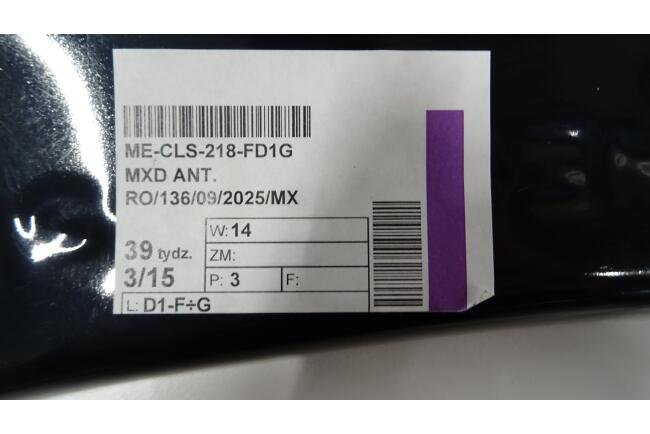 B-Ware Maxton Design Frontlippe für Mercedes CLS C218 AMG-Line Hochglanz schwarz