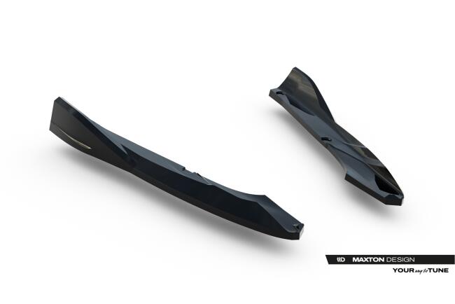 Maxton Design Diffusor Flaps V.5 für Cupra Leon ST Mk1 Facelift Hochglanz schwarz