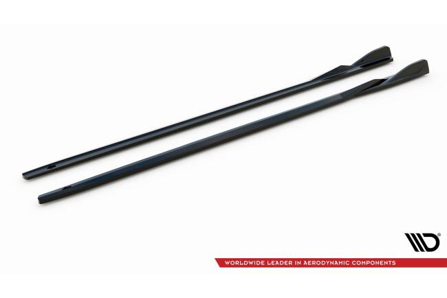 B-Ware Maxton Design Seitenschweller (Paar) für BMW 2 Coupe M-Paket / M240i G42 Hochglanz schwarz