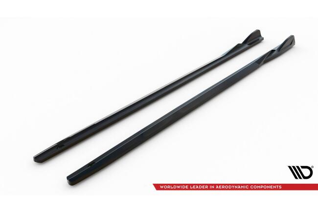 B-Ware Maxton Design Seitenschweller (Paar) für BMW 2 Coupe M-Paket / M240i G42 Hochglanz schwarz