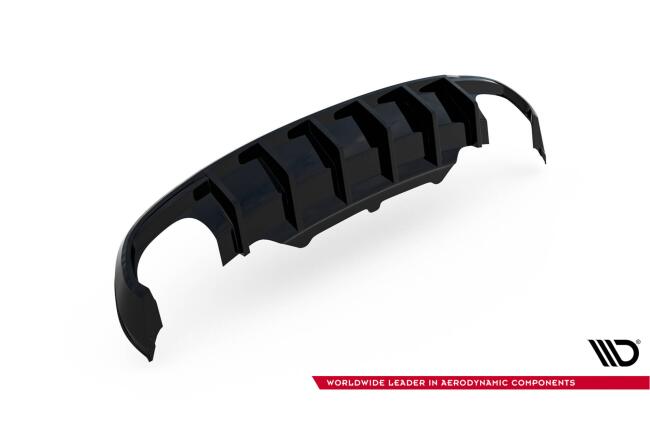B-Ware Maxton Design Heckdiffusor V.3 für Audi S5 / A5 S-Line Coupe / Cabrio B8 8T (2007-2011) Hochglanz schwarz