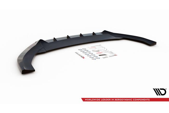 B-Ware Maxton Design Frontlippe für Cupra Leon Hochglanz schwarz