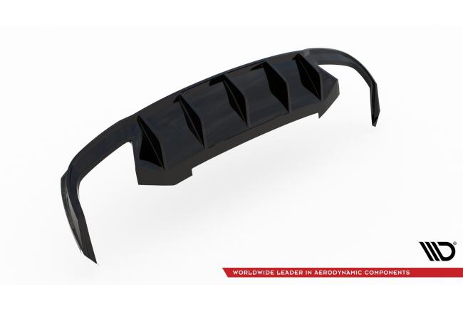 B-Ware Maxton Design Heckdiffusor V.2 für Skoda Octavia RS 3 III 5E (Diesel und Benziner) Hochglanz schwarz