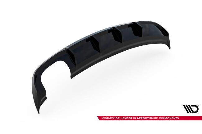 B-Ware Maxton Design Heckdiffusor V.3 für Audi A3 Limousine 8V Facelift Hochglanz schwarz