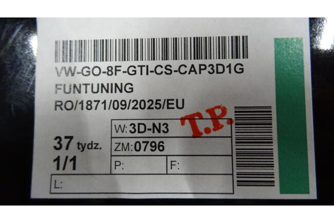 B-Ware Maxton Design unterer Heckspoiler 3D für VW...