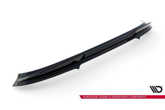 B-Ware Maxton Design unterer Heckspoiler 3D für VW Golf 8 GTI / GTD / GTE / R-Line / R / Clubsport Hochglanz schwarz