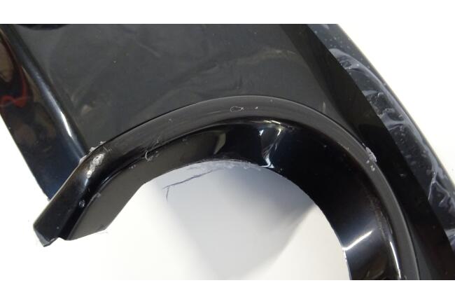 B-Ware Maxton Design Heckdiffusor GTI Look für VW Golf 7 Facelift (2017-2020) Hochglanz schwarz