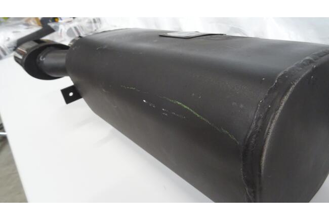 B-Ware Sportauspuff Endschalldämpfer für Mercedes C-Klasse W203 2000-2007 Endrohre 120x80mm