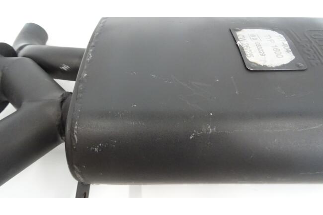 B-Ware Sportauspuff Endschalldämpfer für Mercedes C-Klasse W203 2000-2007 Endrohre 120x80mm