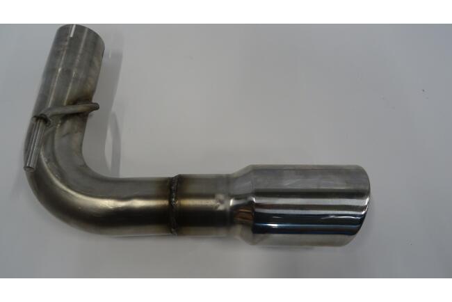 B-Ware Sportauspuff Endschalldämpfer für VW Golf 7 GTD Sport & Sound Paket 2012-2016 Endrohre 90mm