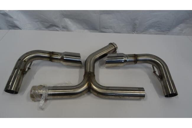 B-Ware Sportauspuff Endschalldämpfer für VW Golf 7 GTD Sport & Sound Paket 2012-2016 Endrohre 90mm