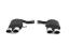 B-Ware Sportauspuff Endschalldämpfer für VW Golf 7 Variant 2012-2016 Endrohre 95x65mm