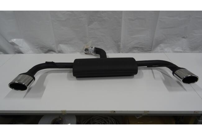 B-Ware Sportauspuff Endschalldämpfer für VW Scirocco III 2008-2017 Endrohre 2 x 120x80mm