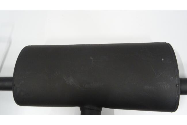 B-Ware Sportauspuff Endschalldämpfer für VW Scirocco III 2008-2017 Endrohre 2 x 120x80mm