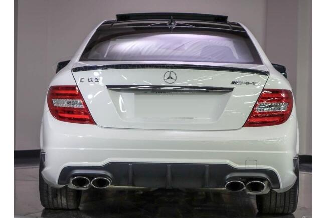 B-Ware Heckdiffusor AMG-Look für Mercedes W204 Facelift ab 2011 AMG-Line matt schwarz