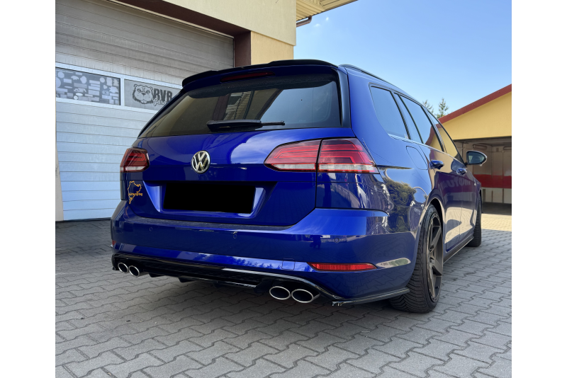 B-Ware Edelstahl Sportauspuff Endschalldämpfer für VW Golf 7 Variant Facelift 2017-2020 Endrohre 95x65mm