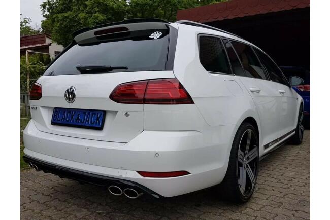 B-Ware Edelstahl Sportauspuff Endschalldämpfer für VW Golf 7 Variant Facelift 2017-2020 Endrohre 95x65mm