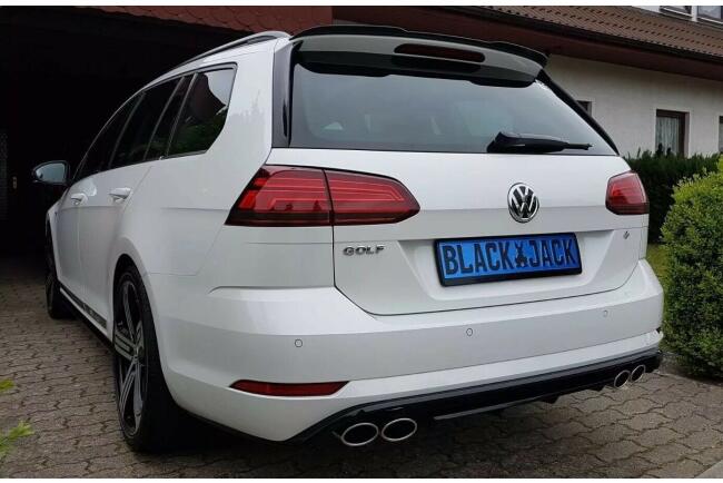 B-Ware Edelstahl Sportauspuff Endschalldämpfer für VW Golf 7 Variant Facelift 2017-2020 Endrohre 95x65mm