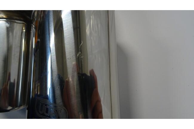 B-Ware Edelstahl Sportauspuff Endschalldämpfer für VW Golf 7 Variant Facelift 2017-2020 Endrohre 95x65mm