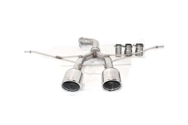 B-Ware Edelstahl Sportauspuff R32 Look für Golf 5...