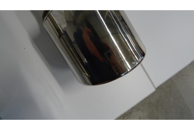 B-Ware Edelstahl Sportauspuff R32 Look für Golf 5 und Golf 6 Endrohre 100mm