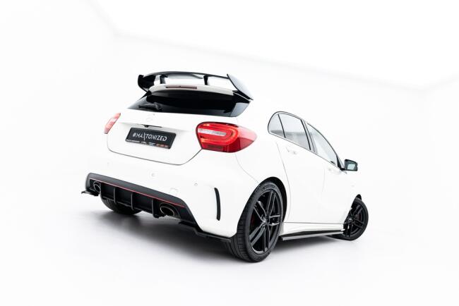 Maxton Design Street Pro Heckdiffusor für Mercedes A-Klasse W176 AMG-Line Schwarz