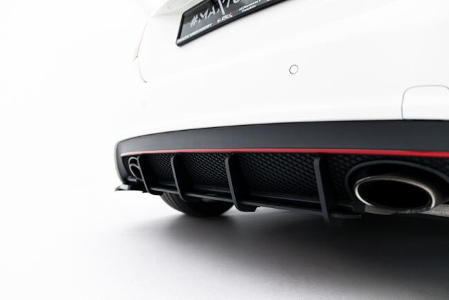 Maxton Design Street Pro Heckdiffusor für Mercedes A-Klasse W176 AMG-Line Schwarz