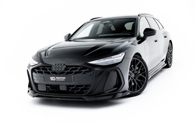 Maxton Design Frontlippe V.1 für Audi A6 S-Line C9 Hochglanz schwarz