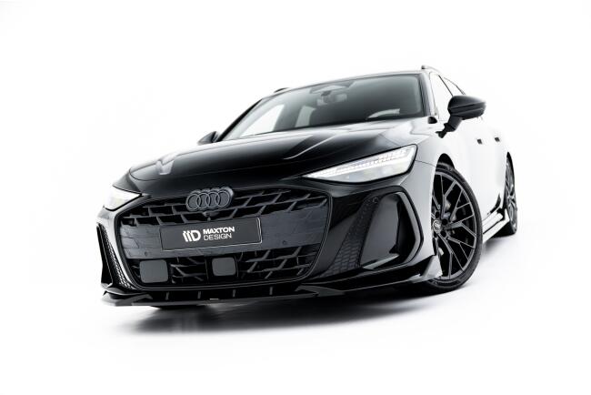 Maxton Design Frontlippe V.2 für Audi A6 S-Line C9 Hochglanz schwarz