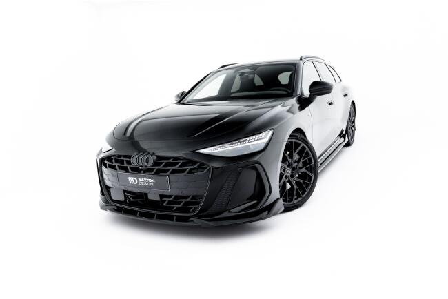 Maxton Design Frontlippe V.2 für Audi A6 S-Line C9 Hochglanz schwarz