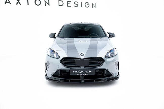 Maxton Design Frontlippe V.1 für BMW M135i M Performance F70 Hochglanz schwarz