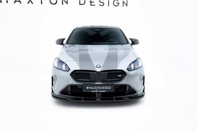 Maxton Design Frontlippe V.1 für BMW M135i M Performance F70 Hochglanz schwarz
