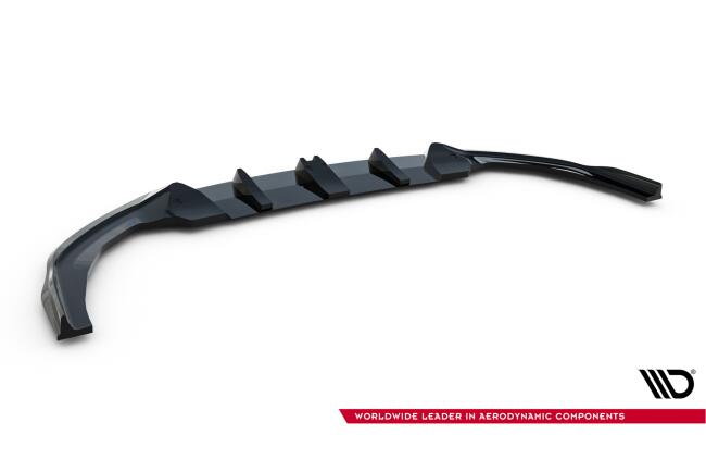 Maxton Design Frontlippe V.2 für BMW M135i M Performance F70 Hochglanz schwarz