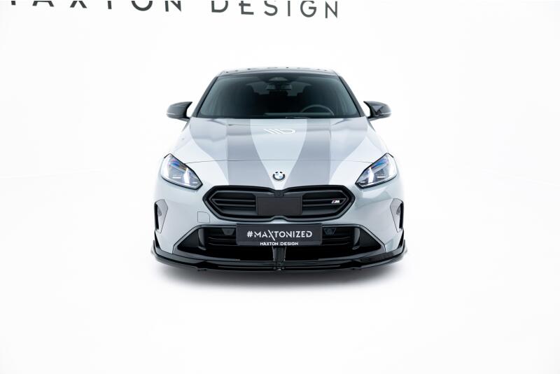 Maxton Design Frontlippe V.3 für BMW M135i M Performance F70 Hochglanz schwarz
