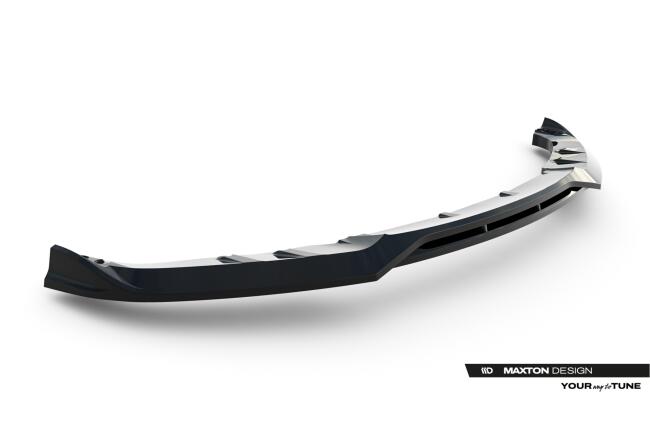 Maxton Design Frontlippe für BMW 3er Sportline Limousine F30 / Touring F31 Hochglanz schwarz