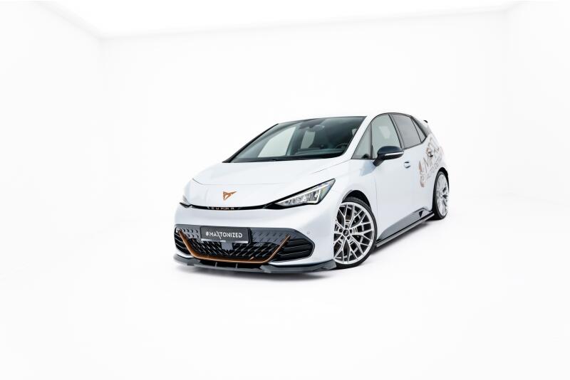 Maxton Design Frontlippe V.1 für Cupra Born Mk1 Hochglanz schwarz