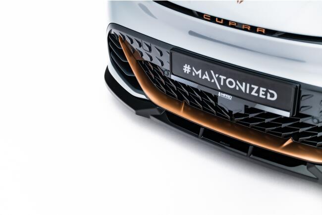 Maxton Design Frontlippe V.1 für Cupra Born Mk1 Hochglanz schwarz