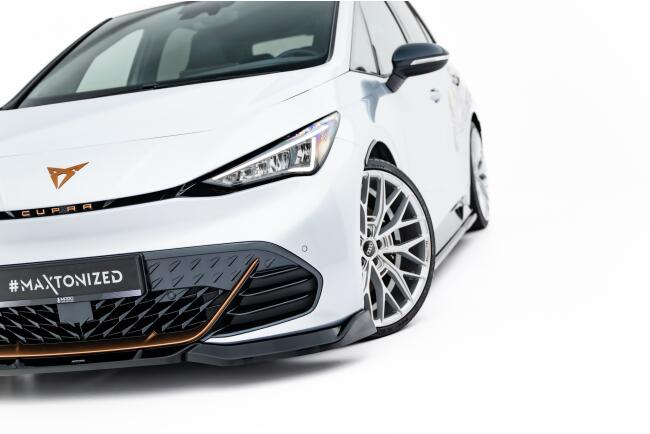 Maxton Design Frontlippe V.2 für Cupra Born Mk1 Hochglanz schwarz