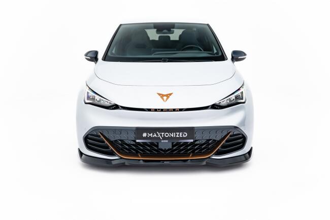 Maxton Design Frontlippe V.2 für Cupra Born Mk1 Hochglanz schwarz