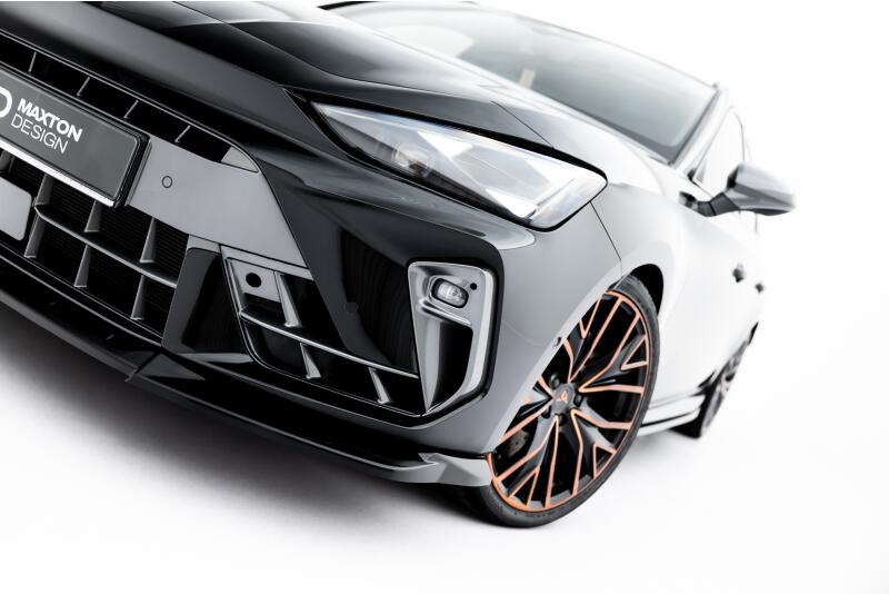 Maxton Design Frontlippe V.2 für Cupra Leon ST / Hatchback Mk1 Facelift Hochglanz schwarz