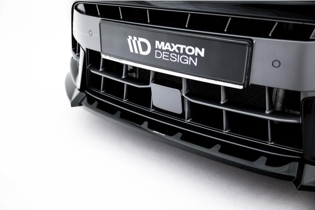 Maxton Design Frontlippe V.2 für Cupra Leon ST / Hatchback Mk1 Facelift Hochglanz schwarz
