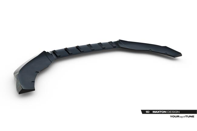Maxton Design Frontlippe V.2 für Cupra Leon ST / Hatchback Mk1 Facelift Hochglanz schwarz