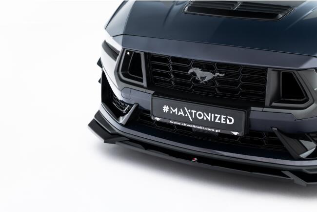 Maxton Design Frontlippe V.1 für Ford Mustang Dark...