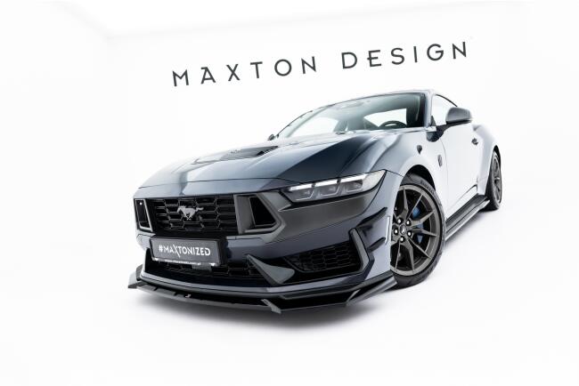 Maxton Design Frontlippe V.1 für Ford Mustang Dark...
