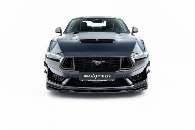 Maxton Design Frontlippe V.2 für Ford Mustang Dark...