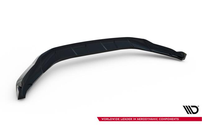 Maxton Design Frontlippe für Ford Tourneo Courier Mk2 Hochglanz schwarz
