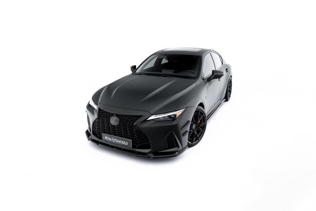 Maxton Design Frontlippe V.1 für Lexus IS 500 Mk3 Facelift 2 (XE30) Hochglanz schwarz