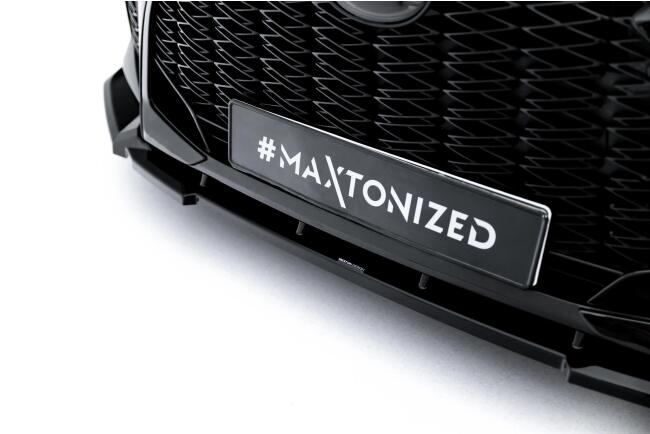 Maxton Design Frontlippe V.1 für Lexus IS 500 Mk3 Facelift 2 (XE30) Hochglanz schwarz